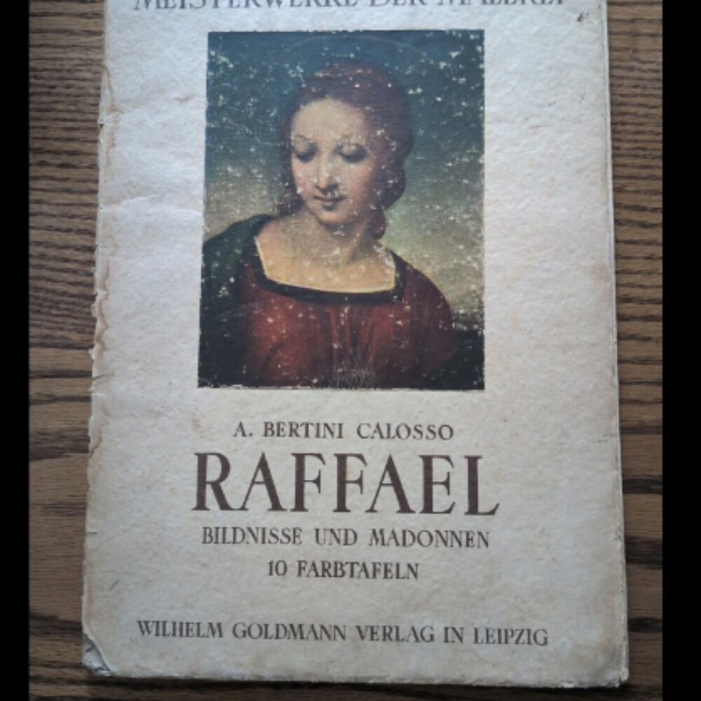 Meisterwerke der Malerei A. Bertini Calosso Raffael 10 Masterpieces Of Painting